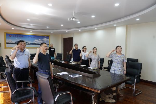 校党委书记汪继平同志参加直属机关第一党支部党史学习教育专题组织生活会 (图2)