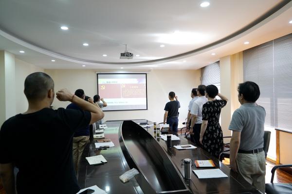 校党委书记汪继平同志参加直属机关第一党支部党史学习教育专题组织生活会 (图3)